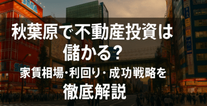 秋葉原　不動産投資