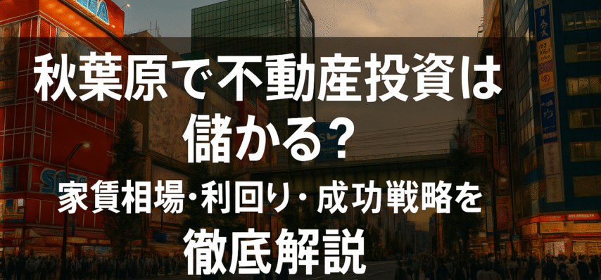 秋葉原　不動産投資