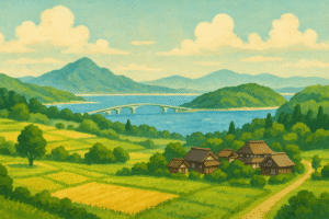 山口県のイラスト