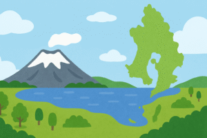 鹿児島県のイラスト