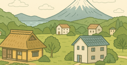 静岡県の空き家 イラスト