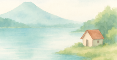 山梨県の空き家のイラスト