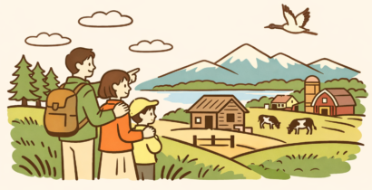 北海道へ移住を検討している家族