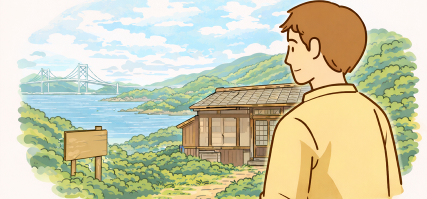 四国で空き家を探す人