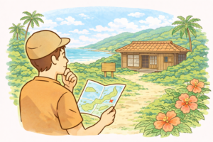 沖縄で空き家を探す人