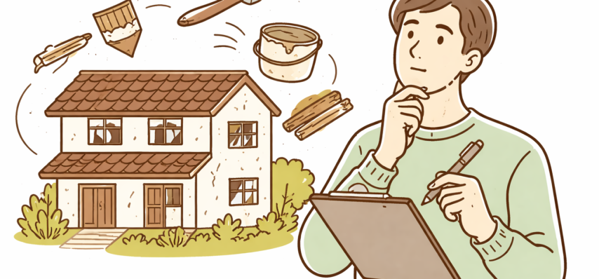 リフォーム検討中の男性